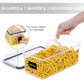 Pasta Containers,  4 PCS Plastic Spaghetti Container for Long Noodles, 3.2L/14 CUP